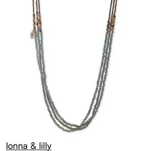 36 inch triple strand beaded chain